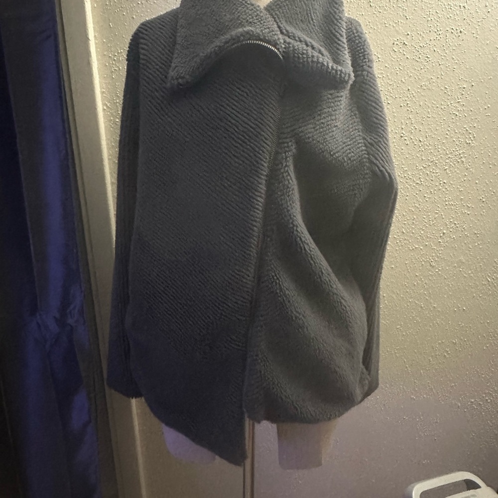 Cozy Gray Fleece Jacket